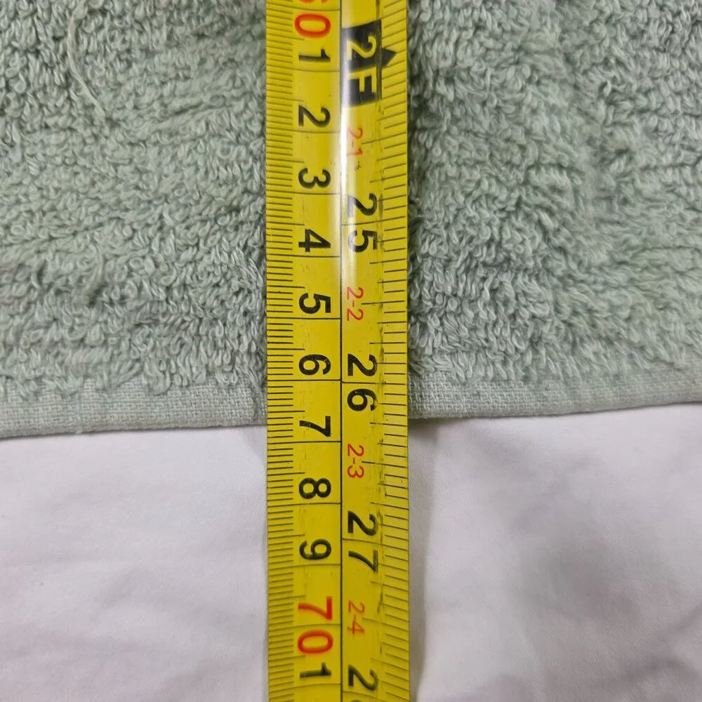 Vintage Ralph Lauren Green 100% Cotton Towel Plush Soft Absorbent Made In USA